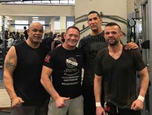 Old skool warriors Ramon Voorn, Bert Kops, Rene Rooze en Richard Plug